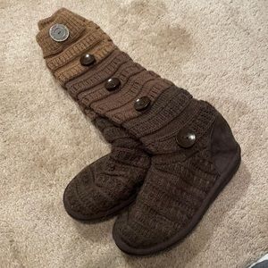 Muk Luke Ombré Sweater Boots